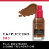 Picture of Covergirl Outlast Extreme Wear 3-in-1 Full Coverage Liquid Foundation, SPF 18 Sunscreen, Cappuccino, 1 Fl. Oz.