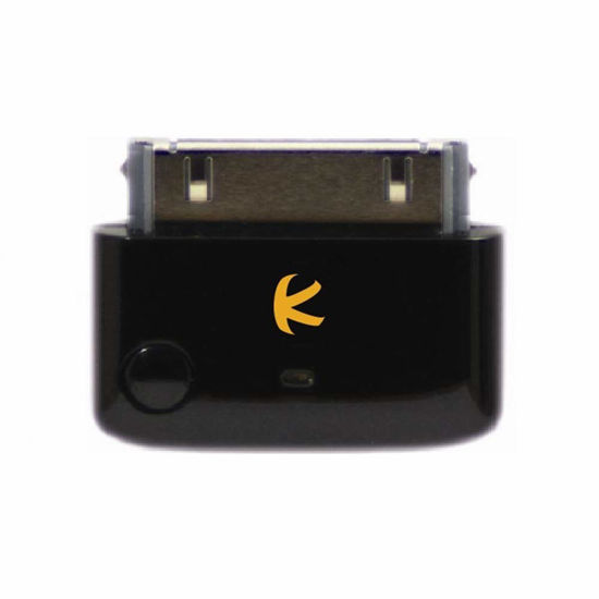 Picture of KOKKIA i10_Pro (Black) : Bluetooth Transmitter Splitter with aptX/Low-Latency aptX/FastStream/SBC codecs, Compatible with 30-pin iPod,iPhone,iPad. Compatible with AirPods. Compatible with Bose, etc.