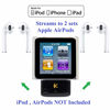 Picture of KOKKIA i10_Pro (Black) : Bluetooth Transmitter Splitter with aptX/Low-Latency aptX/FastStream/SBC codecs, Compatible with 30-pin iPod,iPhone,iPad. Compatible with AirPods. Compatible with Bose, etc.