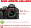 Picture of MOSTOS ; Brings Superior® - Camera Lens Caps for All Camera Models and Sizes (52mm, for Canon)