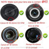 Picture of MOSTOS ; Brings Superior® - Camera Lens Caps for All Camera Models and Sizes (43mm, for Canon)