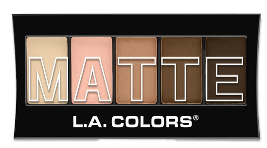 Picture of L.A. Colors 5 Color Matte Eyeshadow, Tan Khaki, 0.25 Oz