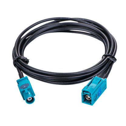 Picture of YONGJIANGXIA DAB Audio GPS Antenna Extension Cable Fakra 500CM Compatible with VW BMW Audi Mercedes Benz