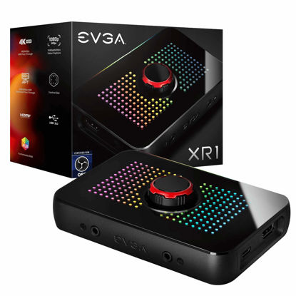 Picture of EVGA XR1 Capture Card, Certified for OBS, USB 3.0 Capture Device, 4K Pass Through, ARGB, Audio Mixer, PC, PS5, PS4, Xbox Series X and S, Xbox One, Nintendo Switch