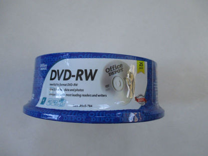 Picture of Office Depot DVD-RW 4X 4.7GB 25 Pack Media Spindle