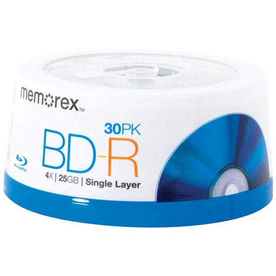 Picture of Memorex 98499 Blu-Ray Discs with 4X Write Once Bd-R and 30-Ct Spindle