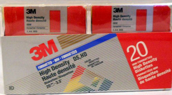 Picture of 3M Formated High Density DS.HD 3.5 Diskettes -20