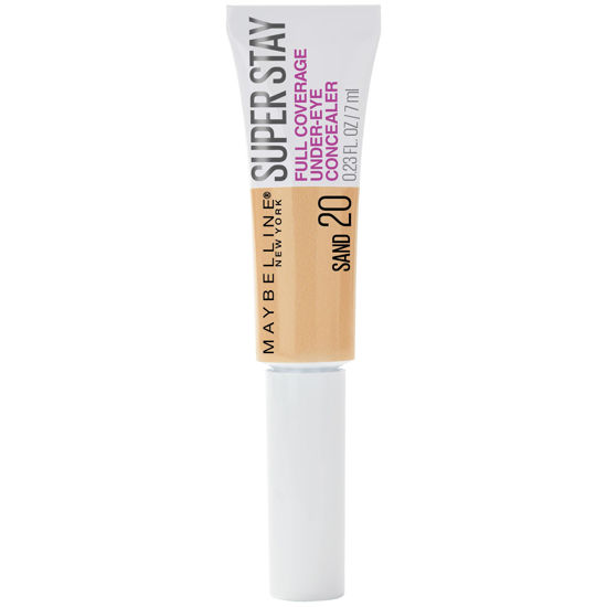 Picture of Maybelline New York Super Stay Super Stay Full Coverage, Brightening, Long Lasting, Under-eye Concealer Liquid Makeup Forup to 24H Wear, With Paddle Applicator, Sand, 0.23 fl. oz.