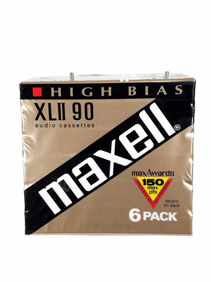 Picture of Maxell Xlii 90 Audio Cassettes High Bias 6 Pack