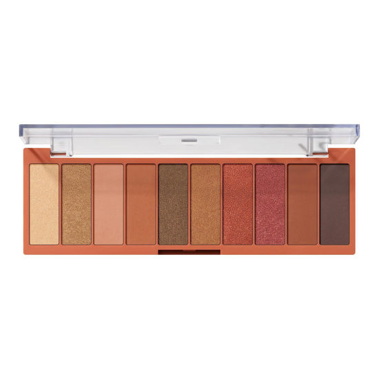 Picture of e.l.f. Perfect 10 Eyeshadow Palette, Ten Ultra-pigmented Shimmer & Matte Rose Gold Shades, Blendable Formula, Vegan & Cruelty-free, Rose Gold Sunset