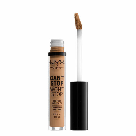 Picture of NYX PROFESSIONAL MAKEUP Can't Stop Won't Stop Contour Concealer, 24h Full Coverage Matte Finish - Golden Honey