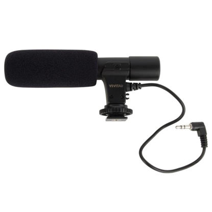 Picture of Vivitar Compact Shotgun Microphone, Black (MIC503)
