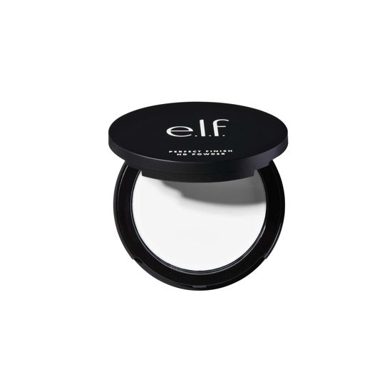 Picture of e.l.f., Perfect Finish HD Powder, Convenient, Portable Compact, Fills Fine Lines, Blurs Imperfections, Soft, Smooth Finish, Anytime Wear, 0.28 Oz