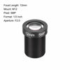 Picture of uxcell 3 Pcs CCTV Camera Lens 12mm Focal Length 5MP F2.0 1/3 Inch Wide Angle for CCD Camera