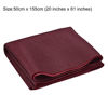 Picture of uxcell Wine Red Speaker Mesh Grill Cloth (not Cane Webbing) Stereo Box Fabric Dustproof Cloth 50cm x 155cm 20 Inches x 61 Inches