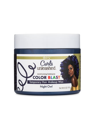 Picture of Curls Unleashed Color Blast Hair Wax, Temporary Curl Defining Wax, Night Owl, (6.0 oz)