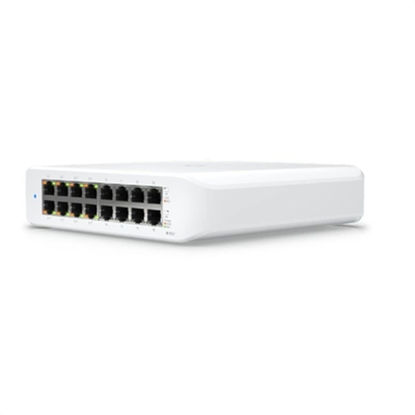 Picture of Ubiquiti UniFi Switch Lite 16 PoE | 16-Port Gigabit Switch with 8 PoE+ 802.3at Ports (USW-Lite-16-PoE)
