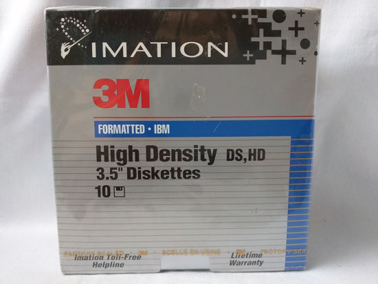 Picture of Imation 3M Formatted High Density 3.5" Diskettes 1.44 MB