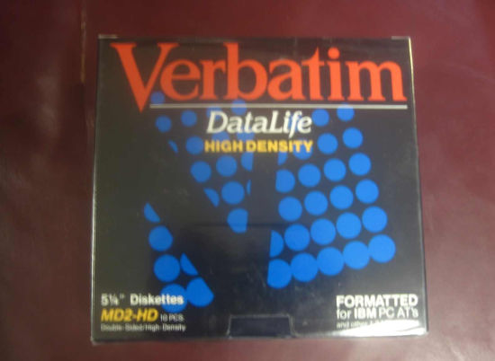 Picture of Verbatim 87252 5.25 Inch DataLifePlus IBM Formatted Floppy Diskette, 10-Disc