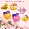 Picture of 2PCS Lip Mask Overnight, Honey&Sakura Day and Night Repair Sleeping Lip Balm, Fade Lip Lines Bee Balm, Hydrating &Prevention Dry and Crack Lip Scrubs Exfoliator