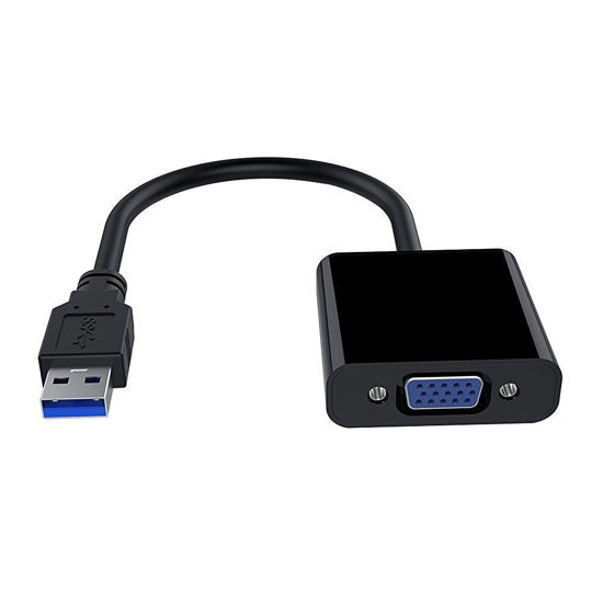 Picture of COMBOB USB 3.0 to VGA Adapter, Multiple Display Video Graphics for PC Laptop Window 7 8 10 and more, Up to 1920x1080 Resolution,Easy Install and No Need CD driver