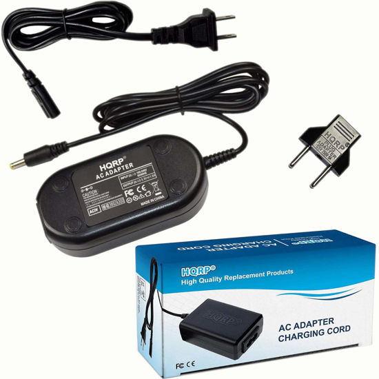 Picture of HQRP AC Adapter Compatible with JVC AC-V11U QAL1323-002 QAL-1323-002 AC-V10M GZ-HM40 GZ-HM50 GZ-E306 GZ-E306U GZ-V500 GZ-V500U GZ-HM670 GZ-R10 GZ-R30 GZ-R70 Camcorder Power Supply Charger