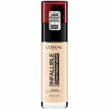 Picture of L’Oréal Paris Infallible 24 Hour Fresh Wear Foundation, Lightweight, Pearl, 1 oz.