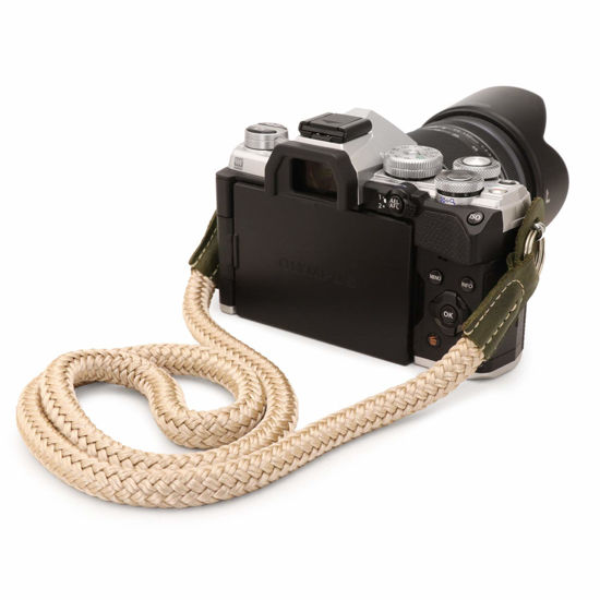 Picture of MegaGear SLR, DSLR Camera Cotton Wrist Strap - Khaki Green, small - 23cm/9inc (MG1789)