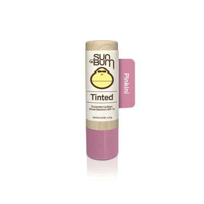 Picture of Sun Bum Tinted Lip Balm Pinkini | SPF 15 |UVA / UVB Broad Spectrum Protection | Sensitive Skin Safe | Paraben Free | Ozybenzone Free | 0.15 Oz