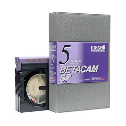 Picture of Maxell B-5MSP Betacam SP Video Tape, 5 Minute, Small