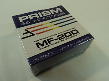 Picture of Prism MF-2DD 3.5 Inch Micro Disks 10 Count Double Sided Double Density 91051