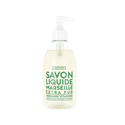 Picture of Compagnie de Provence Savon de Marseille Extra Pure Liquid Soap - Revitalizing Rosemary - 10 Fl Oz Plastic Pump Bottle