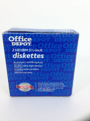 Picture of Office Depot 2 HD IBM 3 1/2-inch Diskettes (Box of 10)