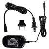 Picture of HQRP AC Power Adapter/Charger Compatible with Canon ZR850 ZR900 ZR930 ZR950 ZR960 CA-590, FS10, FS100, FS11, VIXIA HF R10, VIXIA HF R100, VIXIA HF R11, VIXIA HF R20 Camcorder Plus Euro Plug Adapter