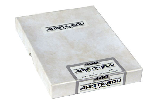 Picture of Arista EDU Ultra 400 ISO Black & White Film, 4x5, 50 Sheets