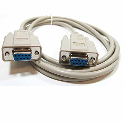 Picture of SF Cable, 6 ft DB9 F/F Null Modem Cable RS232