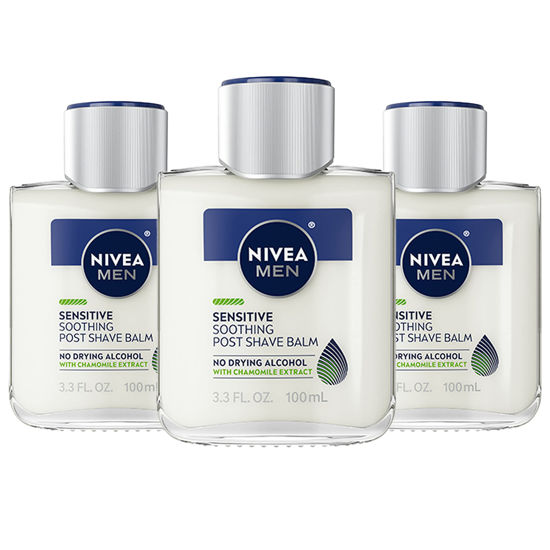 Picture of Nivea Men Sensitive Post Shave Balm, 3 Pack of 3.3 Fl Oz Bottle