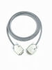 Picture of 1 Foot DB9 Male to Female RS232 Extension Serial Cable - 24 AWG with Grey PVC Jacket - Made in USA by Custom Cable Connection