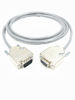 Picture of 1 Foot DB9 Male to Female RS232 Extension Serial Cable - 24 AWG with Grey PVC Jacket - Made in USA by Custom Cable Connection