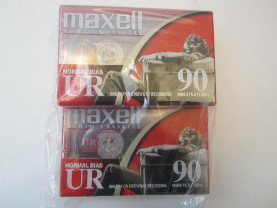 Picture of 5 Pack Maxell UR 90 Minute Blank Cassette Tapes