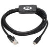 Picture of Tripp Lite USB-C to RJ45 Serial Rollover Cable (M/M), Connect to Cisco Modem/Router/Serial-Based Device, Windows/macOS/Linux Compatible, 250 Kbps, 6 Feet / 1.8 Meter, 3-Year Warranty (U209-006-RJ45XC)