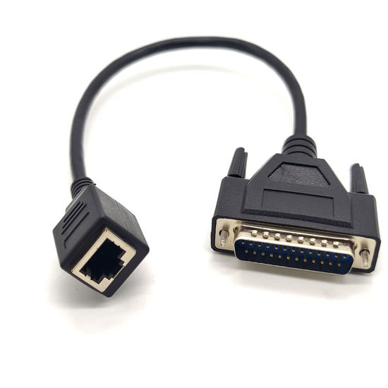 Picture of GXMRHWY Ilda to Network Cable DB25 Male to RJ45 Female Cable for Laser Light 0.3M