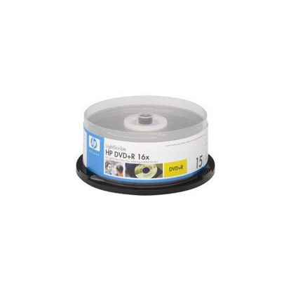 Picture of HP 16x LightScribe 4.7GB 120-Minute DVD+R Media - 15 Pack (Discontinued by Manufacturer)