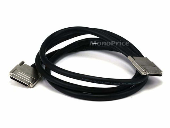 Picture of Monoprice 0.8 mm/0.8 mm VHDCI 0.8mm SCSI Cable - 6 Feet - Offset