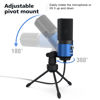 Picture of FIFINE USB Computer Microphone for Recording YouTube Video Voice Over Vocals for Mac & PC, Condenser Mic with Gain Control for Home Studio, Plug & Play - K669L