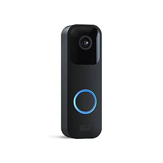 Picture of Certified Refurbished Blink Video Doorbell | Two-way audio, HD video, motion and chime app alerts and Alexa enabled - wired or wire-free (Black)