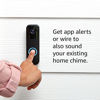 Picture of Certified Refurbished Blink Video Doorbell | Two-way audio, HD video, motion and chime app alerts and Alexa enabled - wired or wire-free (Black)