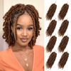 Picture of Bileaf 8 Packs Passion Twist Crochet Hair for Black Women Pre Looped Passion Twist Hair 8 Inch, Pre-Twisted Crochet Passion Twists Bohemian Braiding Crochet Twist Hair for Black Women Hair Extensions #30