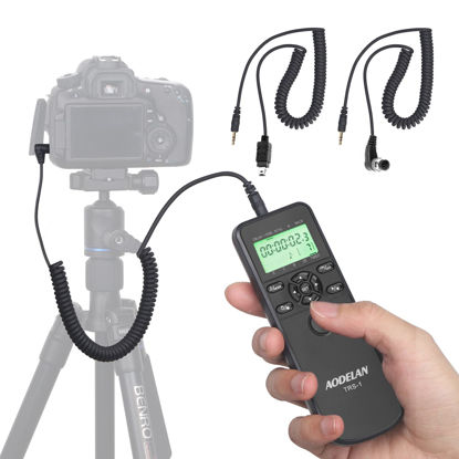 Picture of Timer Remote Shutter Release and Intervalometer with LCD and HDR for Nikon Z6, Z7, D750, D7000, D7100, D800 and for Fujifilm Kodak Cameras