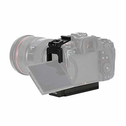 Picture of NICEYRIG Extension L Bracket for Canon EOS R5/R6, with ARCA Type QR Plate Cold Shoe - 408